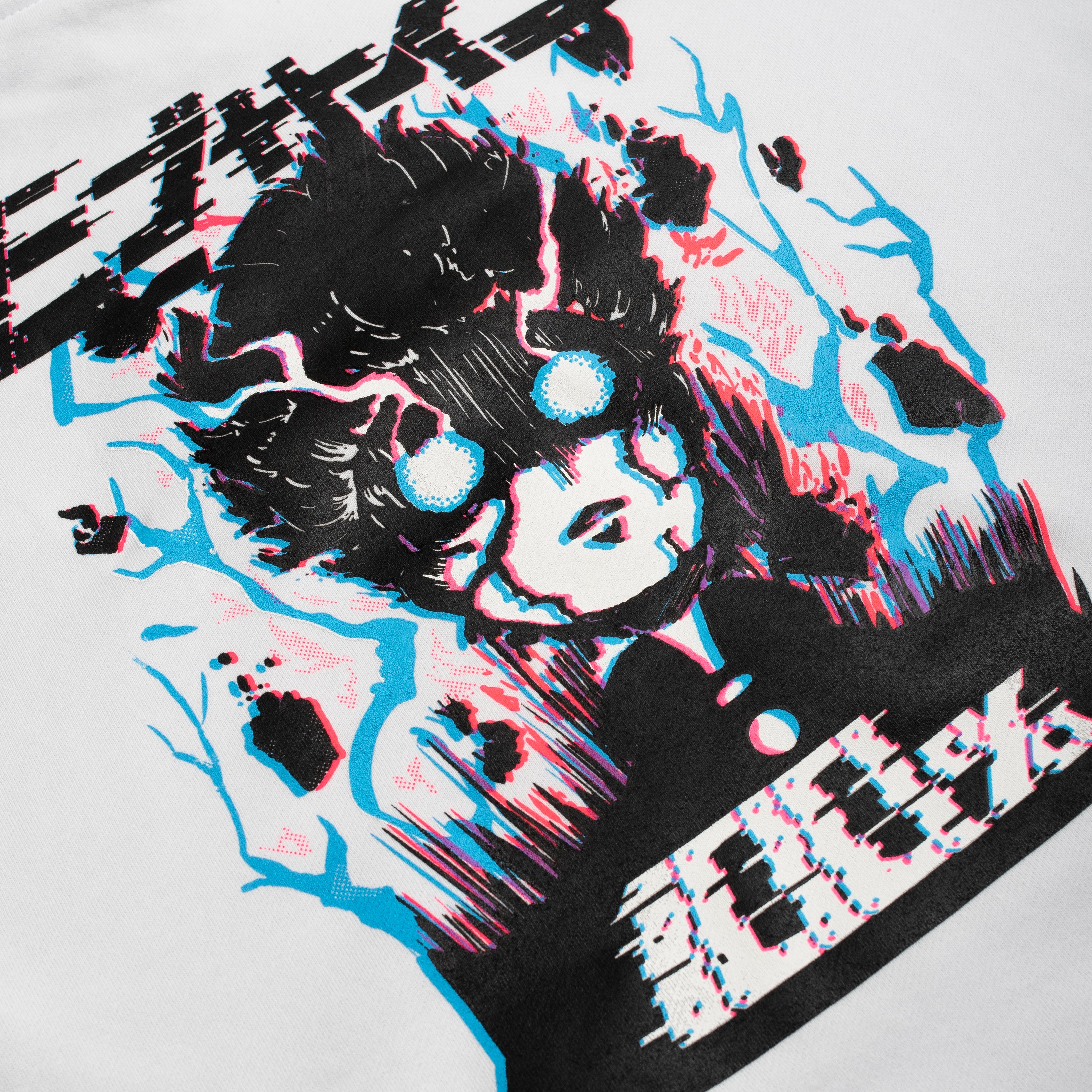 Neon Glitch Mob Hoodie - Image 4